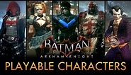 Batman: Arkham Knight - Playable Characters Mod (Free Roam)