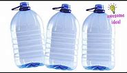 5 WONDERFUL WAYS FOR BIG PLASTIC BOTTLES IDEAS THAT YOU CAN MAKE AT HOME! Best Reuse Ideas