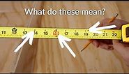 Measuring Tape Tips & Tricks