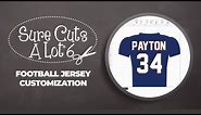 Customizing Football Jersey in Sure Cuts A Lot 6 Tutorial