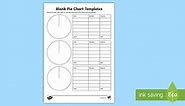 KS3 Maths - Pie Chart Templates