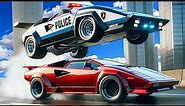The NEW Lamborghini Countach Mod is the BEST Police Car in BeamNG Drive!