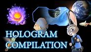 Best quality 3D hologram compilation for hologram projector