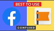 Comparing Facebook app and Facebook page manager