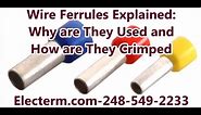 Wire Ferrules Explained: Why are Ferrules Used and How are Ferrules Crimped
