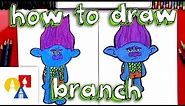 How To Draw Branch From Trolls