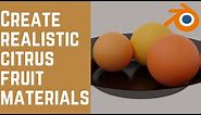 Realistic Citrus fruit texture (PBR Orange, PBR lemon, PBR Tangerine)