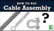 How to Make a Cable Suspension Assembly | Basic Cable Rigging