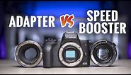ADAPTER vs SPEED BOOSTERS and Crop Factor EXPLAINED