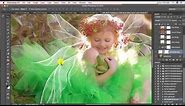 How to Add Fairy Wings and Fairy Lights in Photoshop - Pretty Actions Fairyland Scene Tutorial