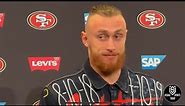 GEORGE KITTLE HILARIOUS AFTER BEATING PACKERS; SPEAKS ON THE 49ERS BEING BACK IN THE NFC TITLE GAME