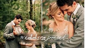 Photoshop Tutorials| Green and gold Wedding Photography Presets for photoshop