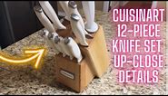 Cuisinart 12 Piece Knife Set CLOSE UP DETAILS
