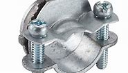 Halex 1-1/4 in. Non-Metallic (NM) Twin-Screw Clamp Connector 90514