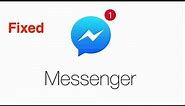 Messenger Unread Messages iPhone