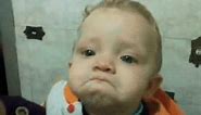 Cute Baby is Sad #GIF