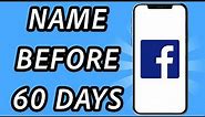 How to change Facebook name before 60 days 2023 (FULL GUIDE)