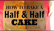HOW TO BAKE A HALF & HALF SHEET CAKE! Half Chocolate Half White Cake Tutorial!