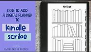 How To Upload a Digital Planner to Kindle Scribe