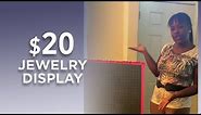 How to make CHEAP & EASY Paparazzi Jewelry Display | DIY 20$ Jewelry Display