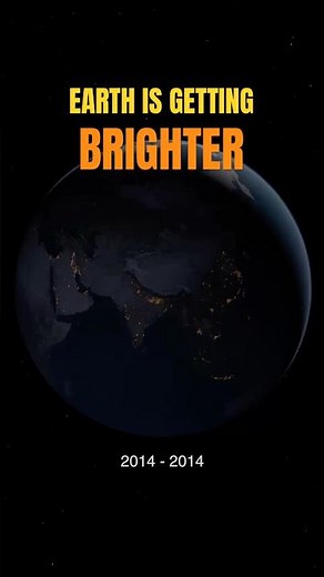 The Planet Is Getting Brighter #citylights
