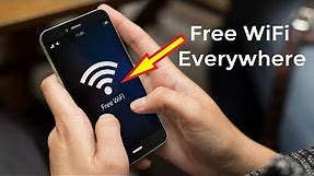 Free WiFi Anywhere Anytime!!