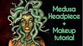 MEDUSA Headpiece + Makeup Tutorial / In-depth explanation / Kashish Panchal