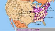 U.S. Railroad History 1830 - 1990s