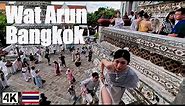 🔆4K 🇹🇭 Wat Arun, Bangkok | Temple Of Dawn, Iconic Thai Temple | Walking Tour Thonburi Thailand