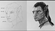 Drawing Avatar - Jake Sully | Loomis Method