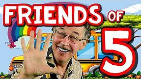 Friends of 5 | Learn to Add | Math Song for Kids | Addition Song | Jack Hartmann