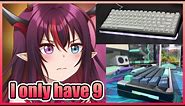 Just IRyS Going Through Her Keyboard Collection...ONLY 9 Keyboards!【Hololive】