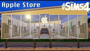 Apple Store Speedbuild (With CC) | Download link in desc!! | Sims 4