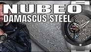 Nubeo Watch with Stunning Damascus Steel Face | Nubeo Watch Review