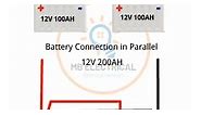 Battery Connection Diagram in Series and Parallel