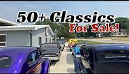 Classic Cars for Sale! Lot Walkaround & Shop Tour! @ Coyote Classics