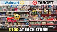 $100 at Walmart vs. $100 at Target - Retail Sports Cards Spending Challenge! 🔥