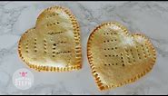 HEART-SHAPED APPLE HAND PIES || Apple Turnovers || Valentine's Day