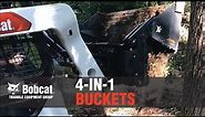 How you can use Bobcat 4-in-1 buckets