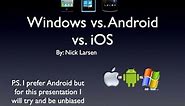 PPT - Windows vs. Android vs. iOS PowerPoint Presentation, free download - ID:7002851