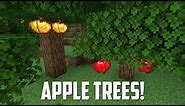 Realistic Apple and Golden Apple Trees in Minecraft! (Apple Trees Mod)