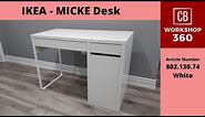 Ikea - MICKE Desk – White Article Number #802.130.74