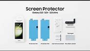 How To Apply Screen Protector | Galaxy S23, S23+ & S23 Ultra | Samsung UK