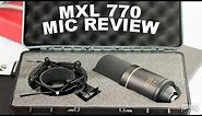 MXL-770 Condenser Mic Review / Test