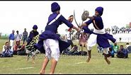 Sword fight in Punjab, Sikh Gatka style