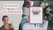 Making a Mini Calendar for 2024: Print, Stamp & Gift!
