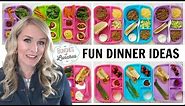 FUN DINNER IDEAS for KIDS + What They Ate || Bunches of Lunches (Dinner Edition)