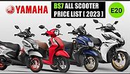 Yamaha All Scooter Price List 2023 | FT Fascino, Rayzr, Aerox 155 | Mileage | Top Speed | ON Road
