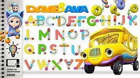 Writing Alphabets with Dave and Ava Tracing App