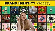 FULL BRAND IDENTITY PROCESS How to Create a Brand Identity From Start to Finish Easy Beginner Guide